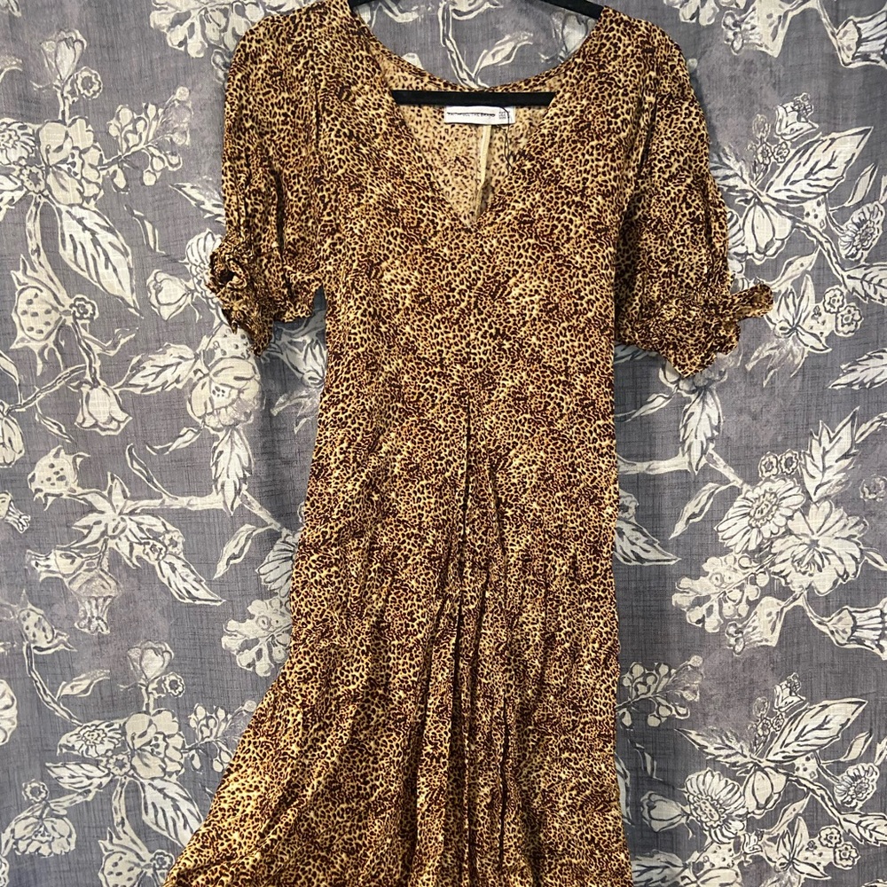 Long Cheetah Print Dress